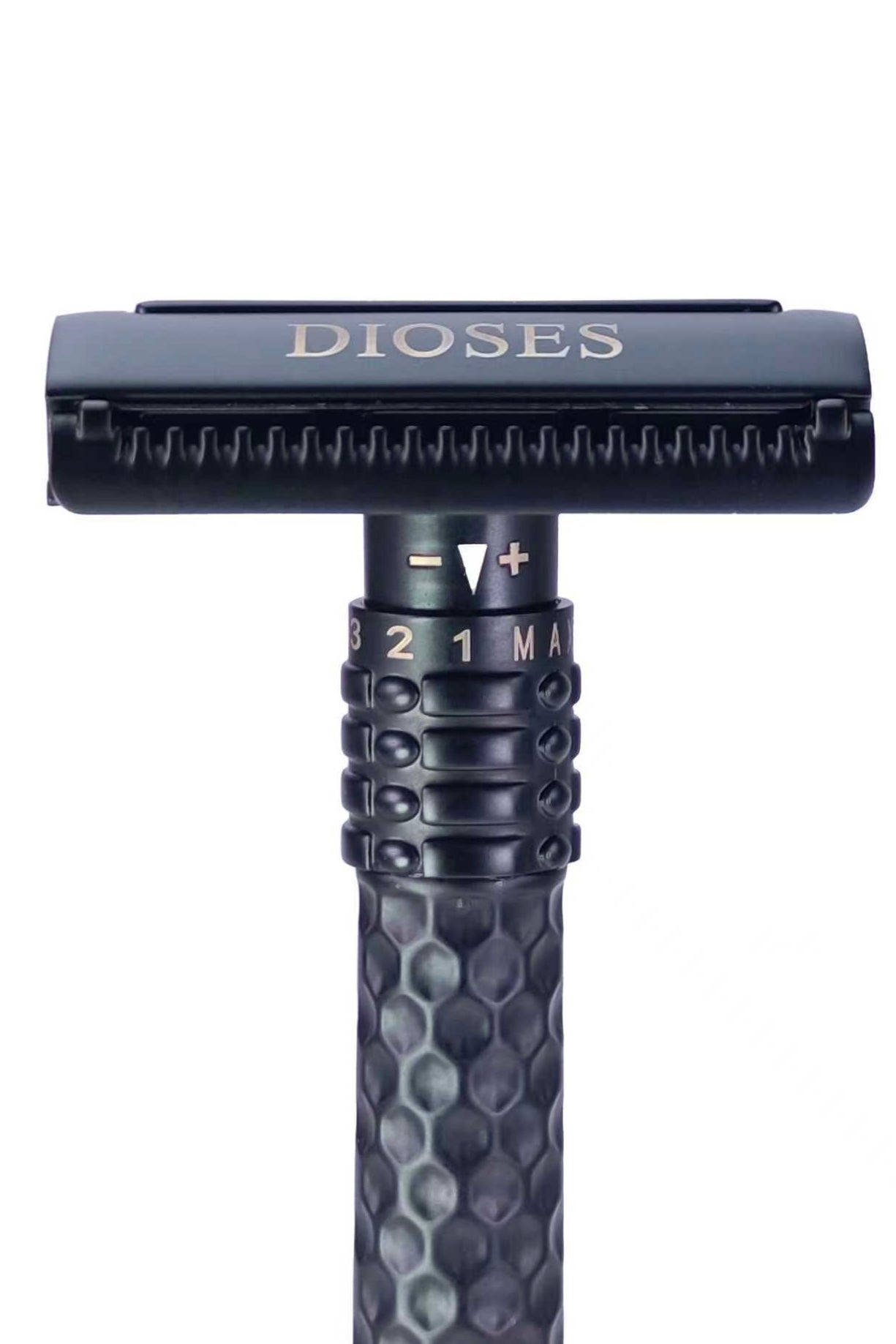 DIOSES™ Primo Adjustable Safety Razor – Matte Black