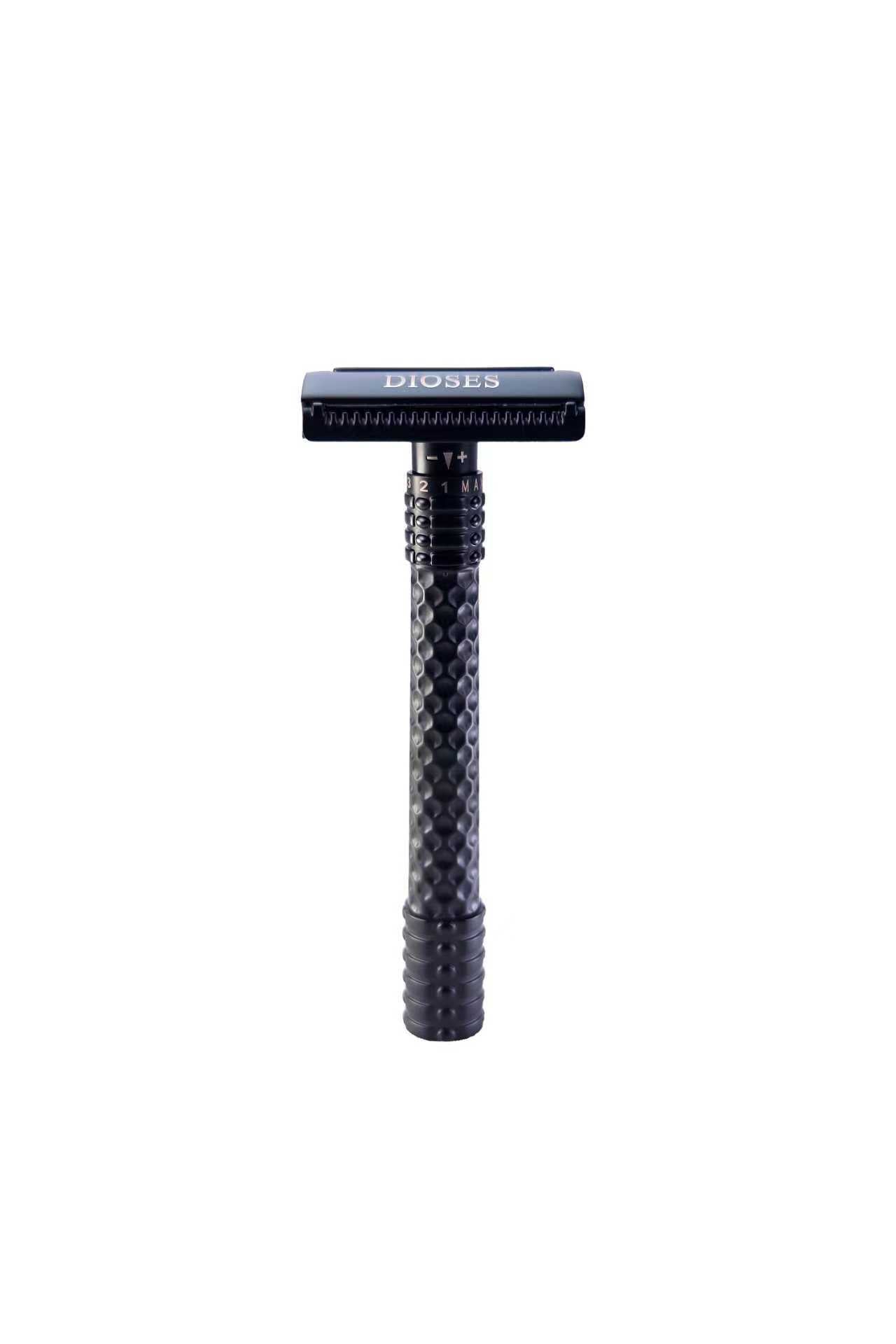 DIOSES™ Primo Adjustable Safety Razor – Matte Black